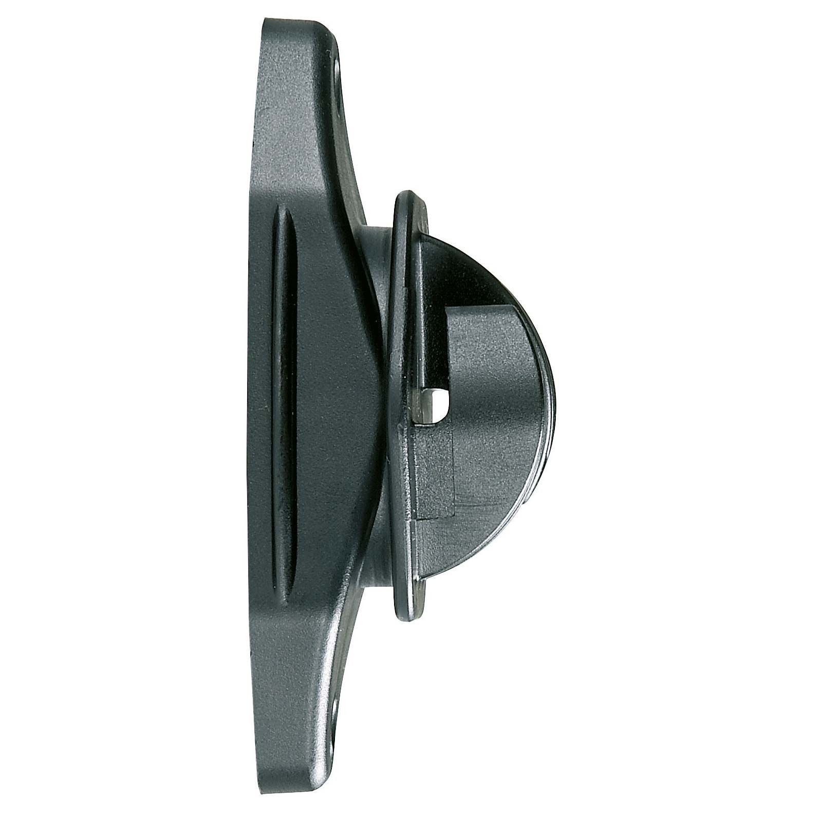 10x Kerbl Highland Permanent Fence Insulator, Black Wire, side view, closure