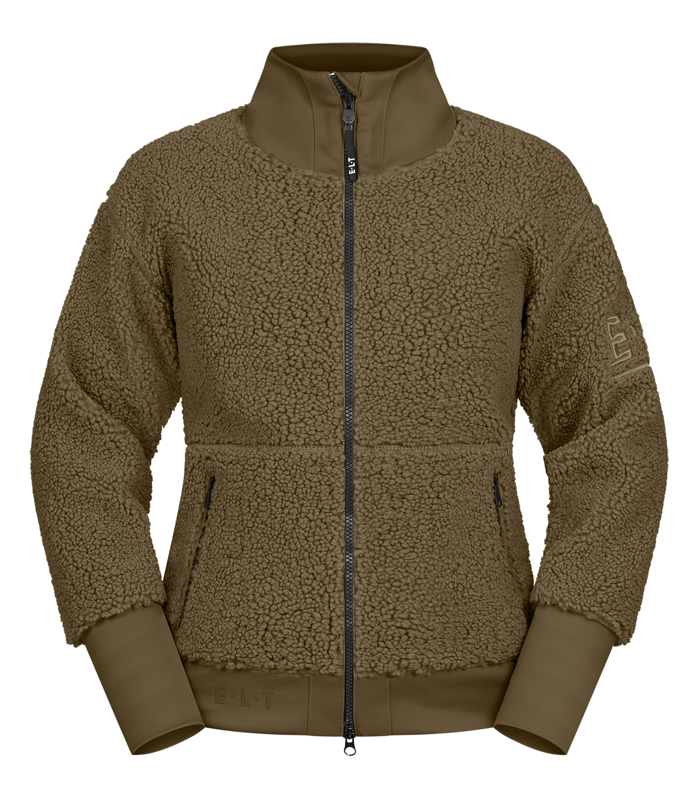 ELT Fleecejacke Riverside, khakigrün, M
