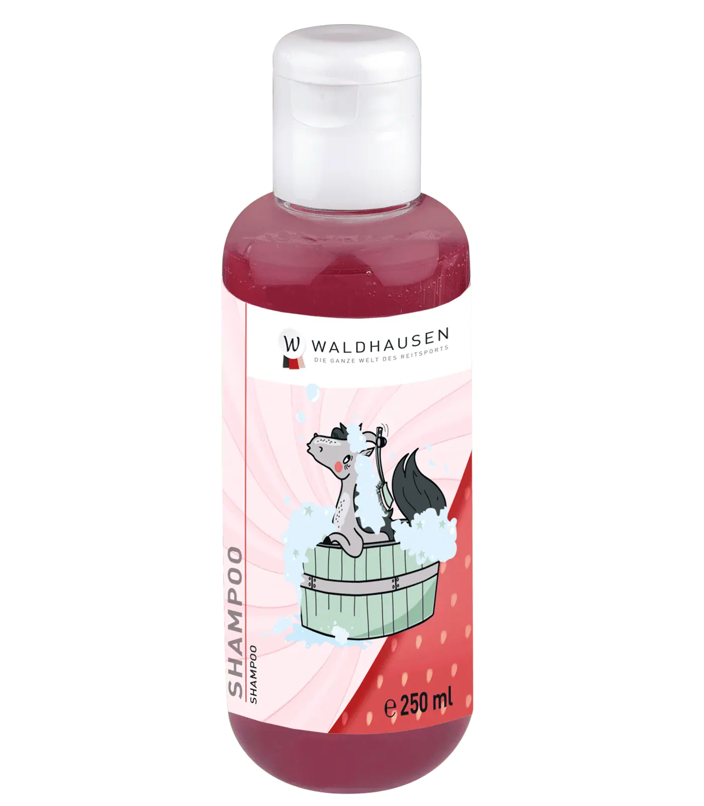 Waldhausen Kids Shampoo Jordgubb-Vanilj, 250 ml hästschampo
