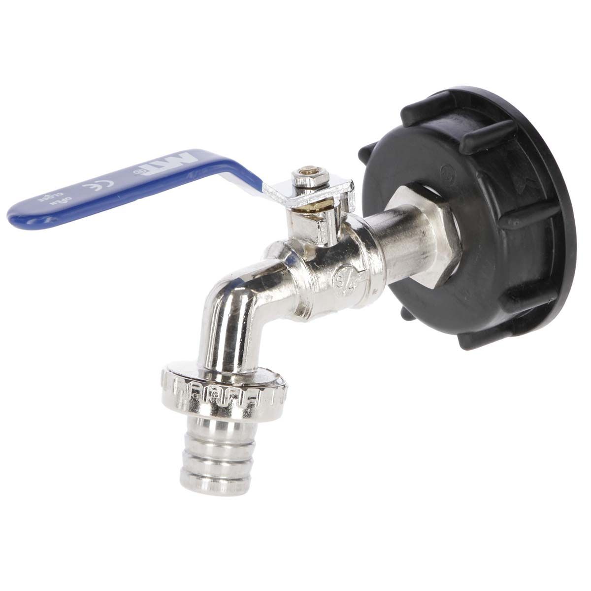 Kerbl IBC Container Connecting Tap with Hose Connection