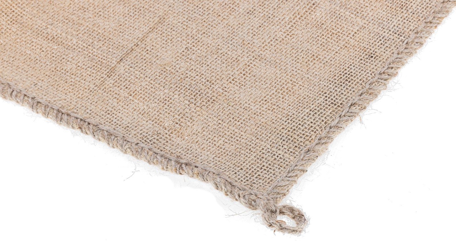 Kerbl Jute Sacks for Pig Enrichment, 60x110 cm, 50 pcs, detail view, seam