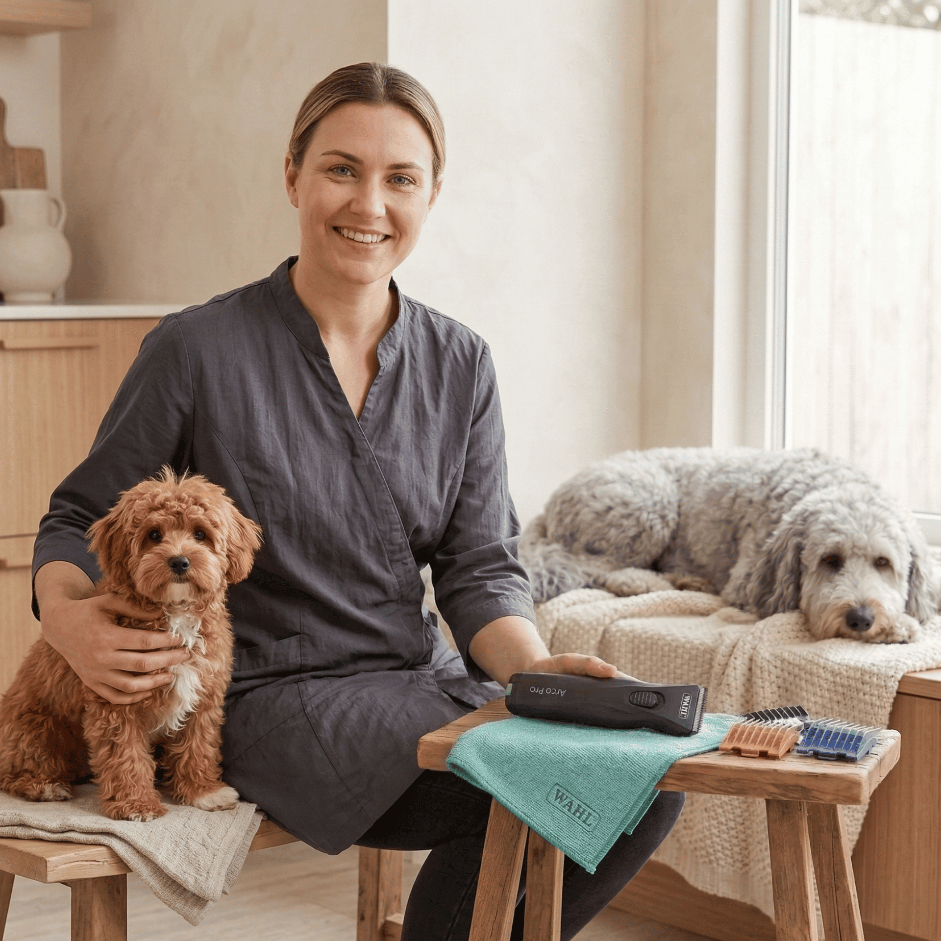 pet grooming, dog grooming, pet care, small dog, brush and clipper