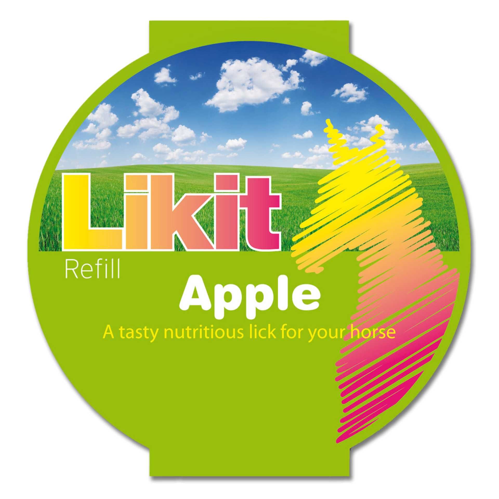 Likit Ricarica Leccalecca Cavallo 250 g, Mela per Boredom Breaker, etichetta