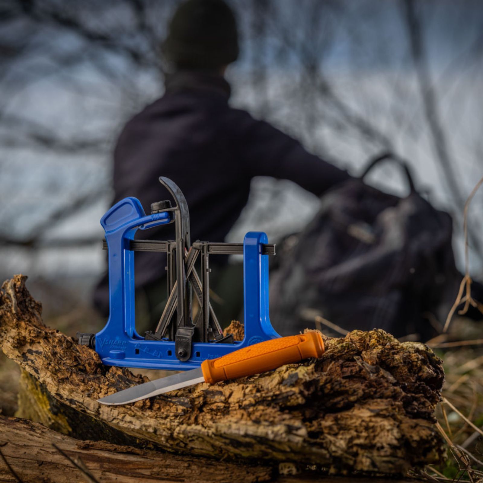 V-Sharp Xtreme Edge késélező, használat közben
