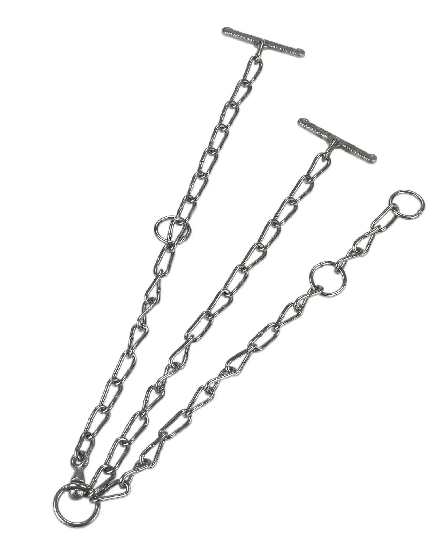 Kerbl Cow Chain Galvanized, Single Lengthened with Swivel