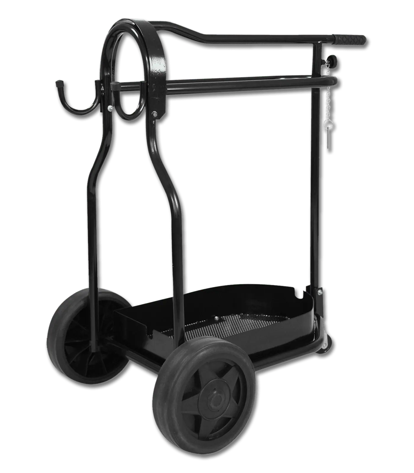 Waldhausen Stall-Carry Basket, svart, Rullande stallkorg