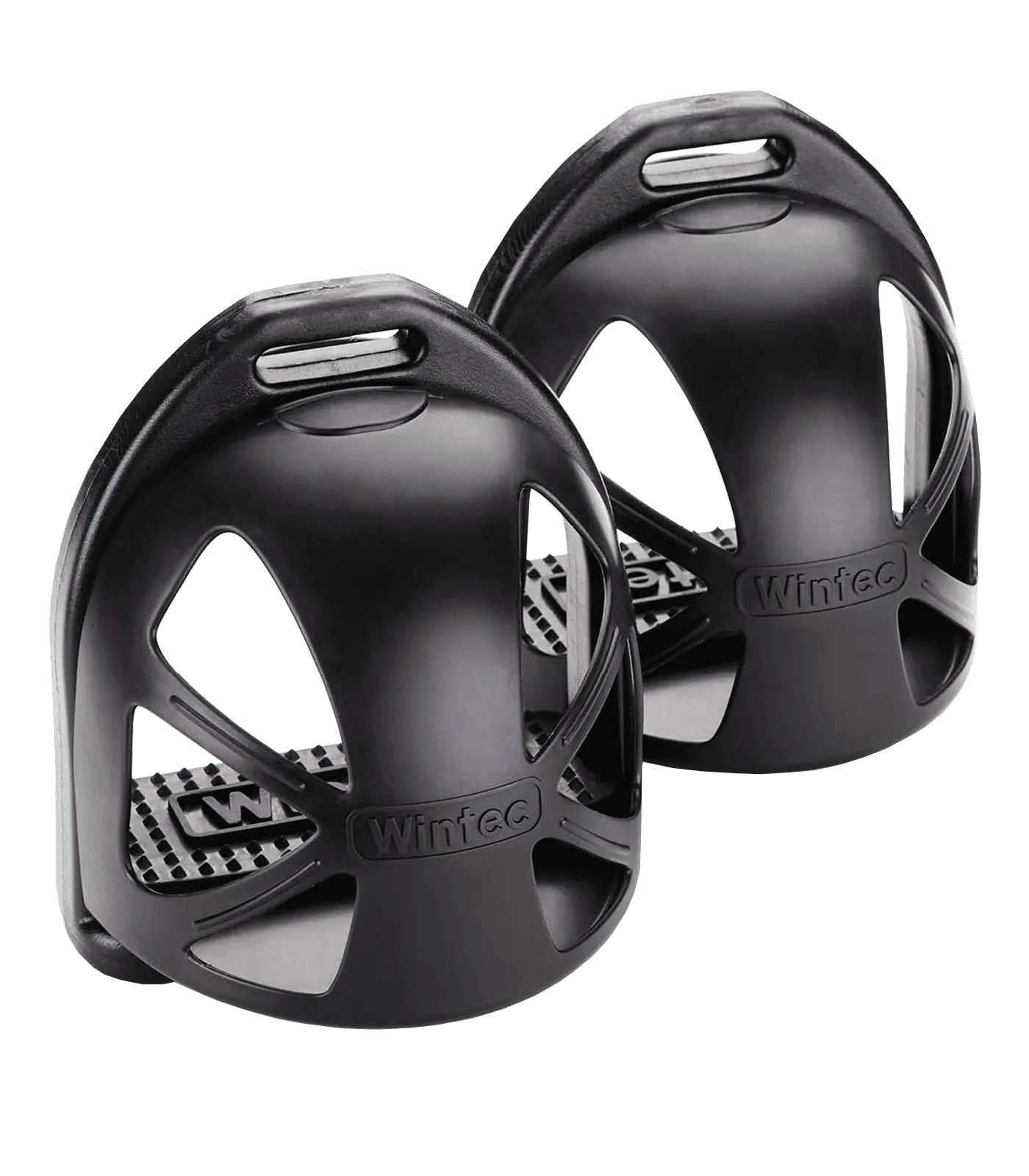 WINTEC Etriere de siguranță copii cu carcasă, negru, set