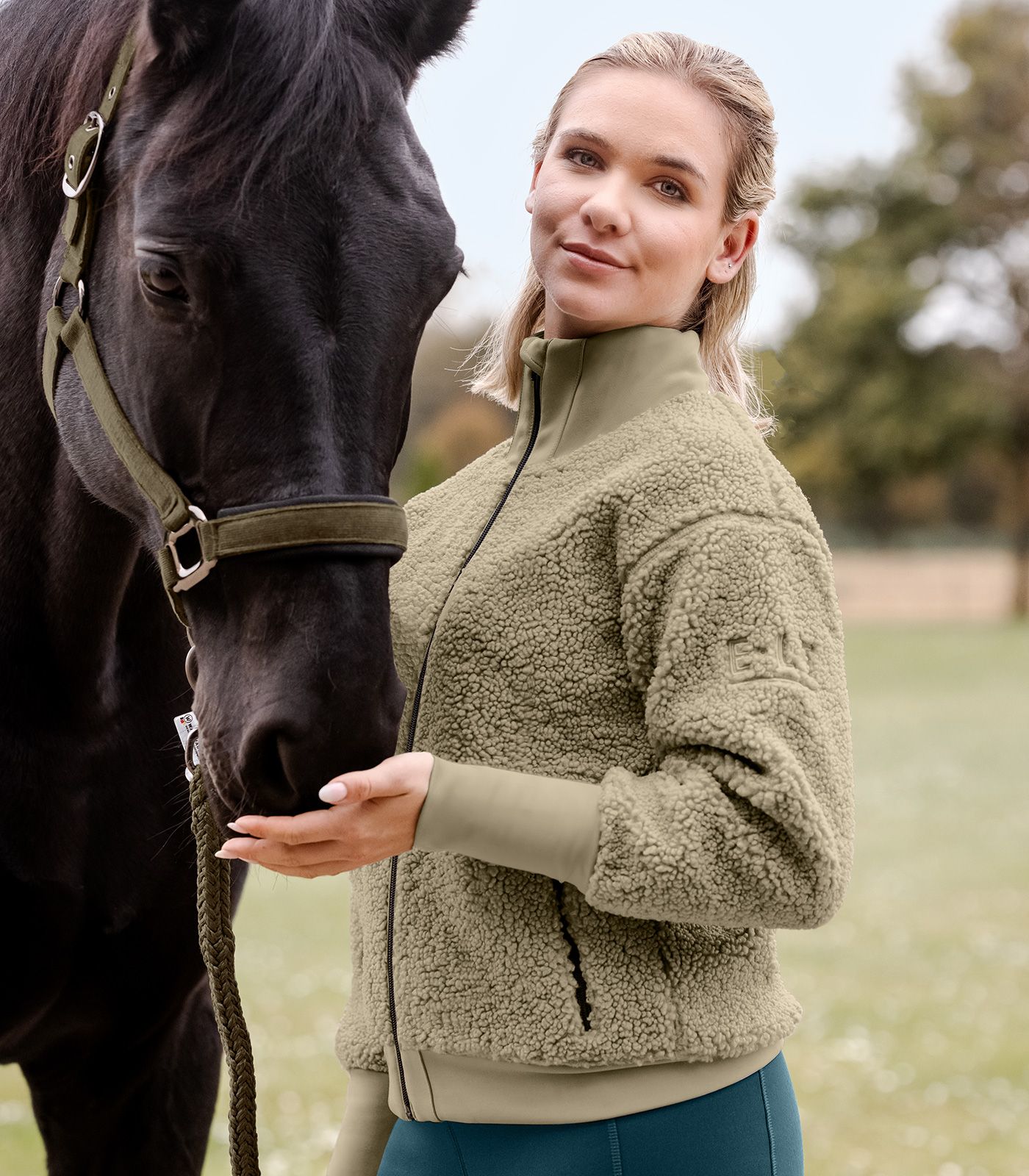 ELT Riverside fleece jacket, beige-grey, L