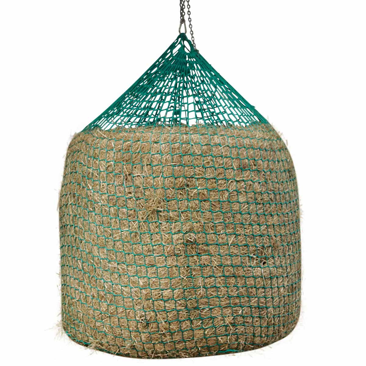 Kerbl Filet à foin pour balles rondes, à suspendre, corde 6 mm, polypropylène, 180 x 150 cm