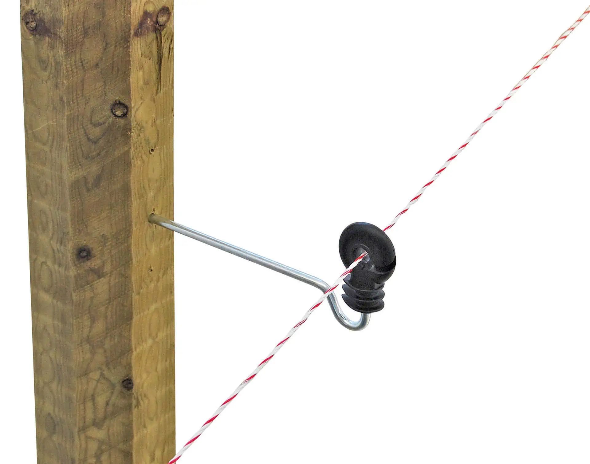 Kerbl Long-Stem Ring Insulator, 22 cm Fence Post Support