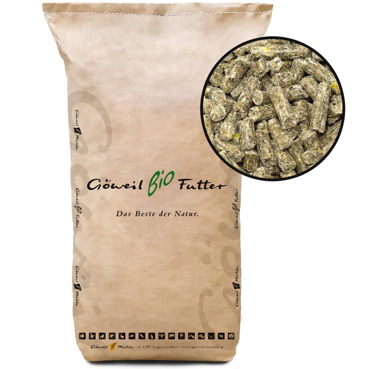 Göweil Mangime biologico per pecore in pellet 30 Kg, confezione