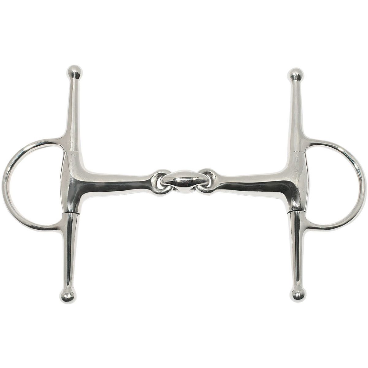 BUSSE Full-Cheek Snaffle EDELSTAHL, French-link
