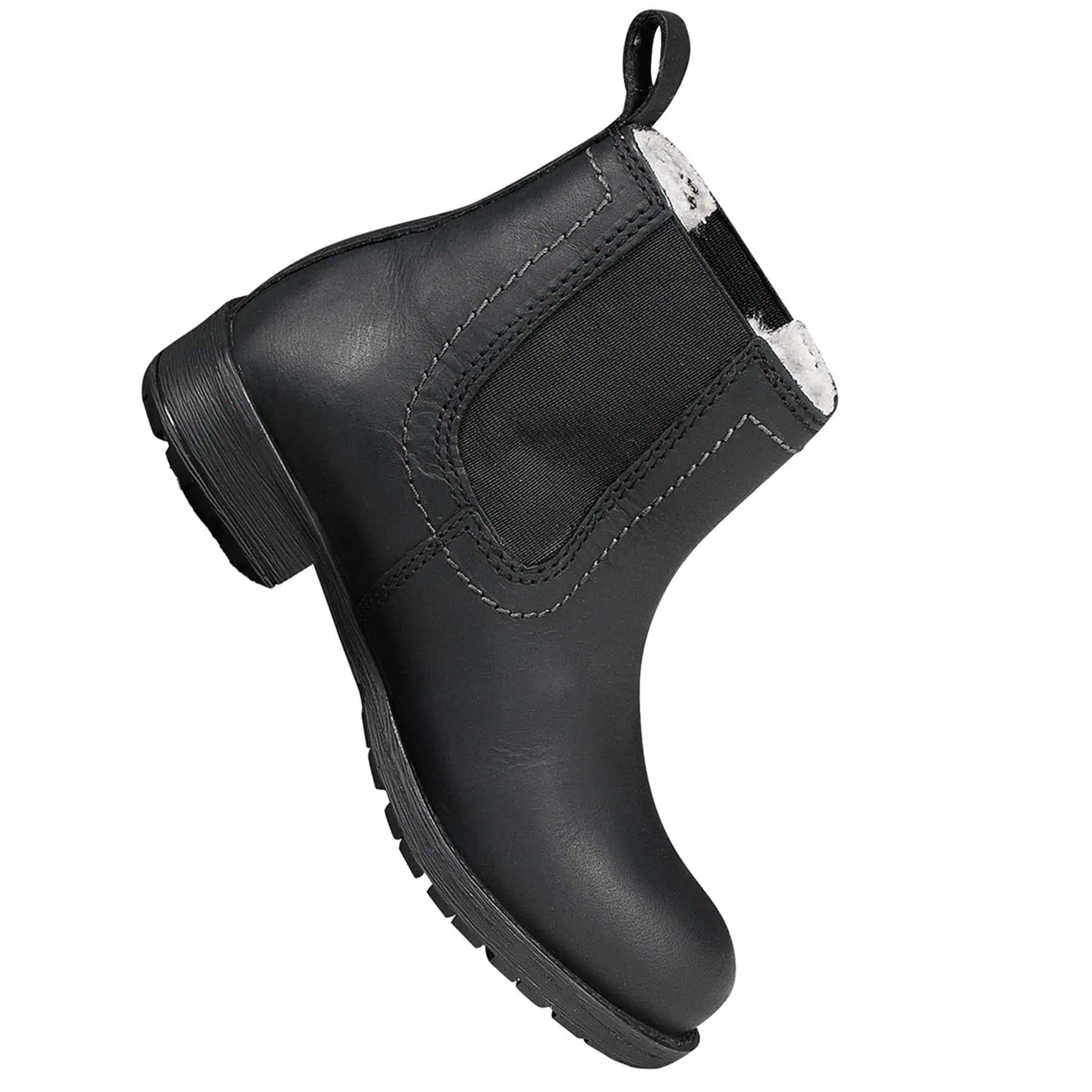 Bottines jodhpur ELT Winter Kids, doublure polaire, noir/argent, 31