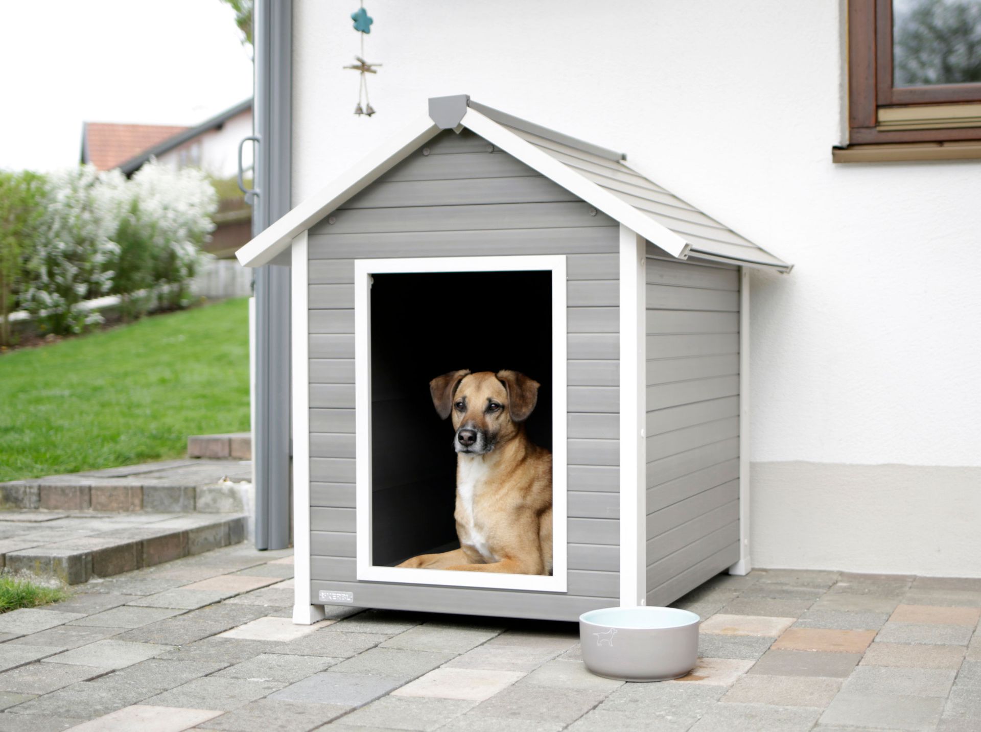 Kerbl Niche pour chiens ECO hendry, en utilisation