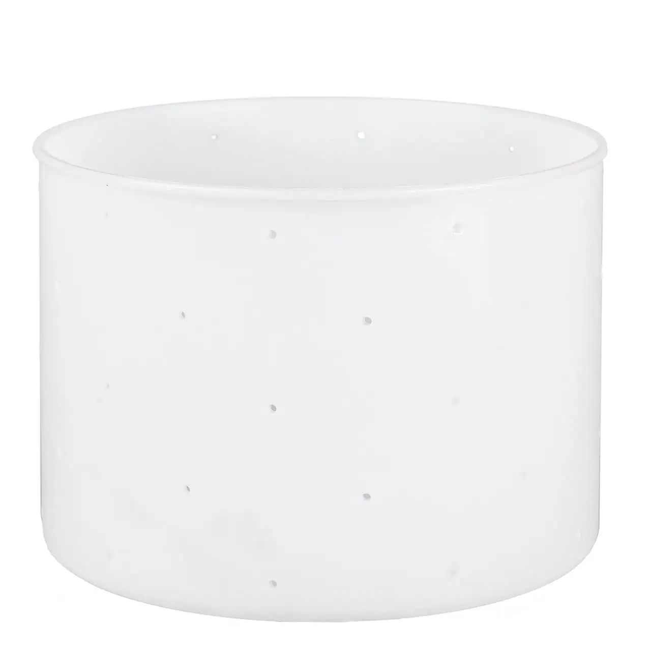 Milky Circular form with cover and bottom, Ø 200mm
