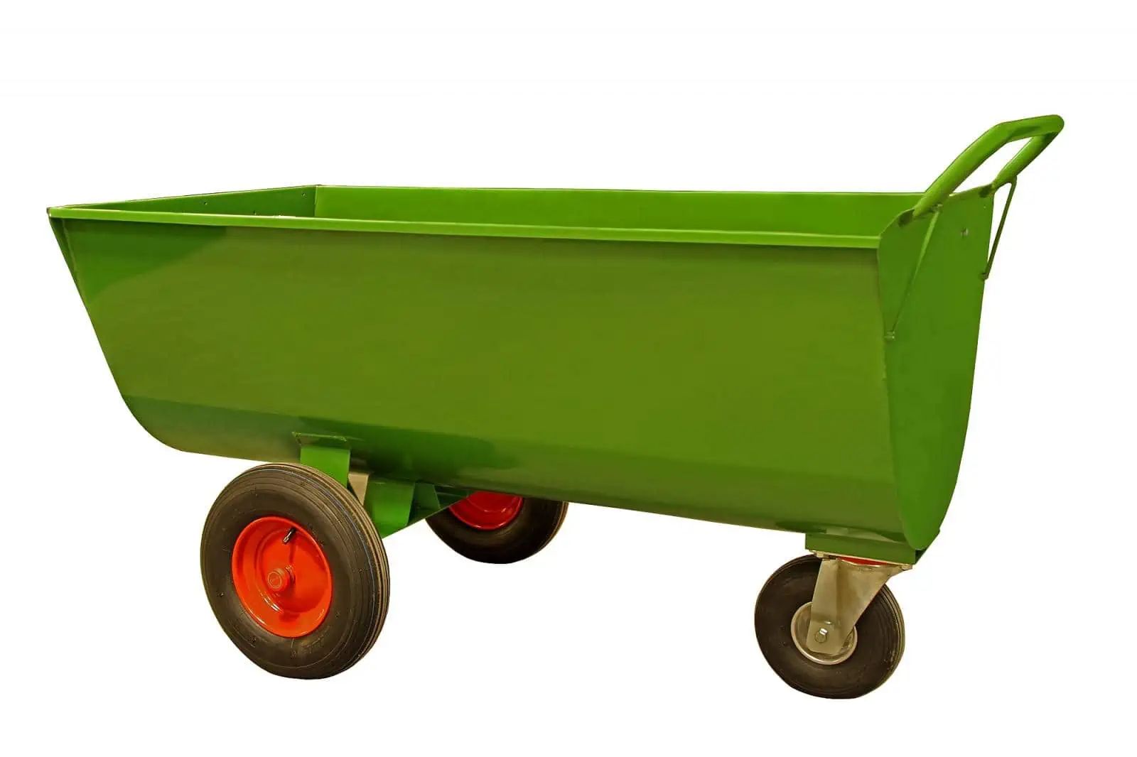 Growi Futterwagen Typ 600 LS für Stall und Hof, robust und praktisch, Seitenansicht