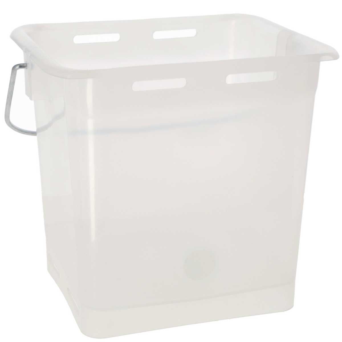 Átlátszó itatóvödör skálával, 13 liter, ömlesztett termék