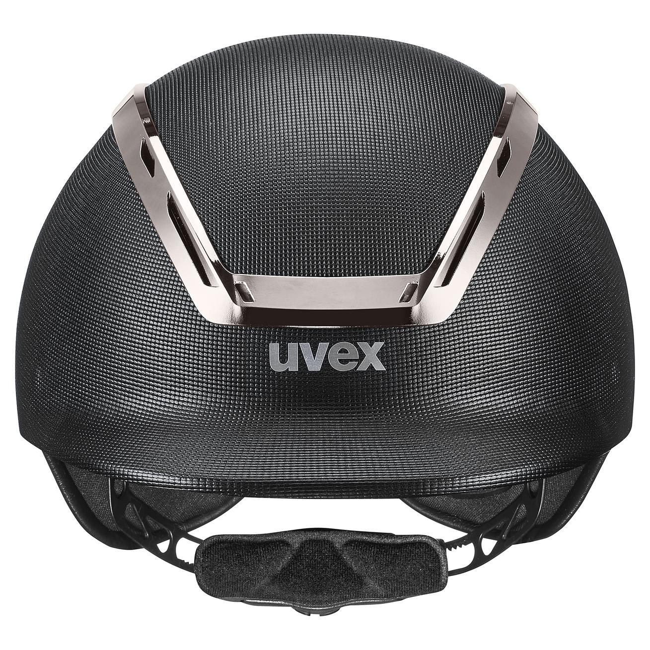 Casque d'équitation uvex exxeed pro, Hardshell & cuir végétalien, vue arrière