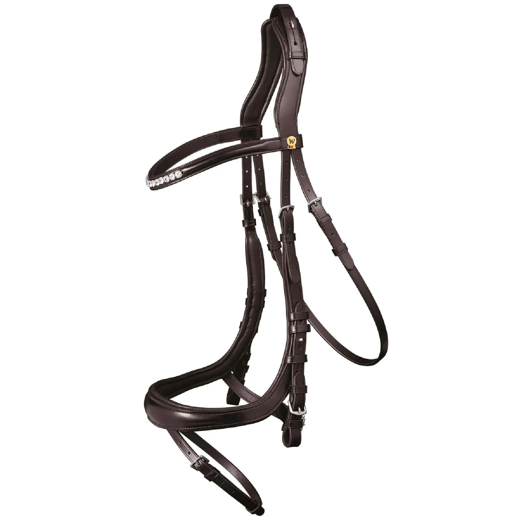 Waldhausen S-Line Bridon Sensation, Combiné Anglais, marron Cob
