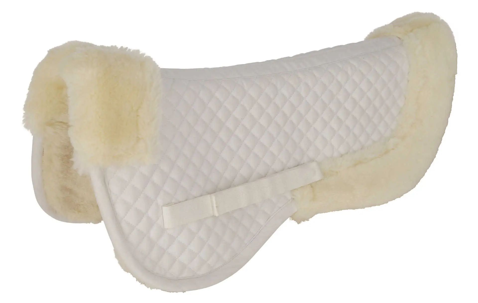 Coussin de selle en fourrure tissée