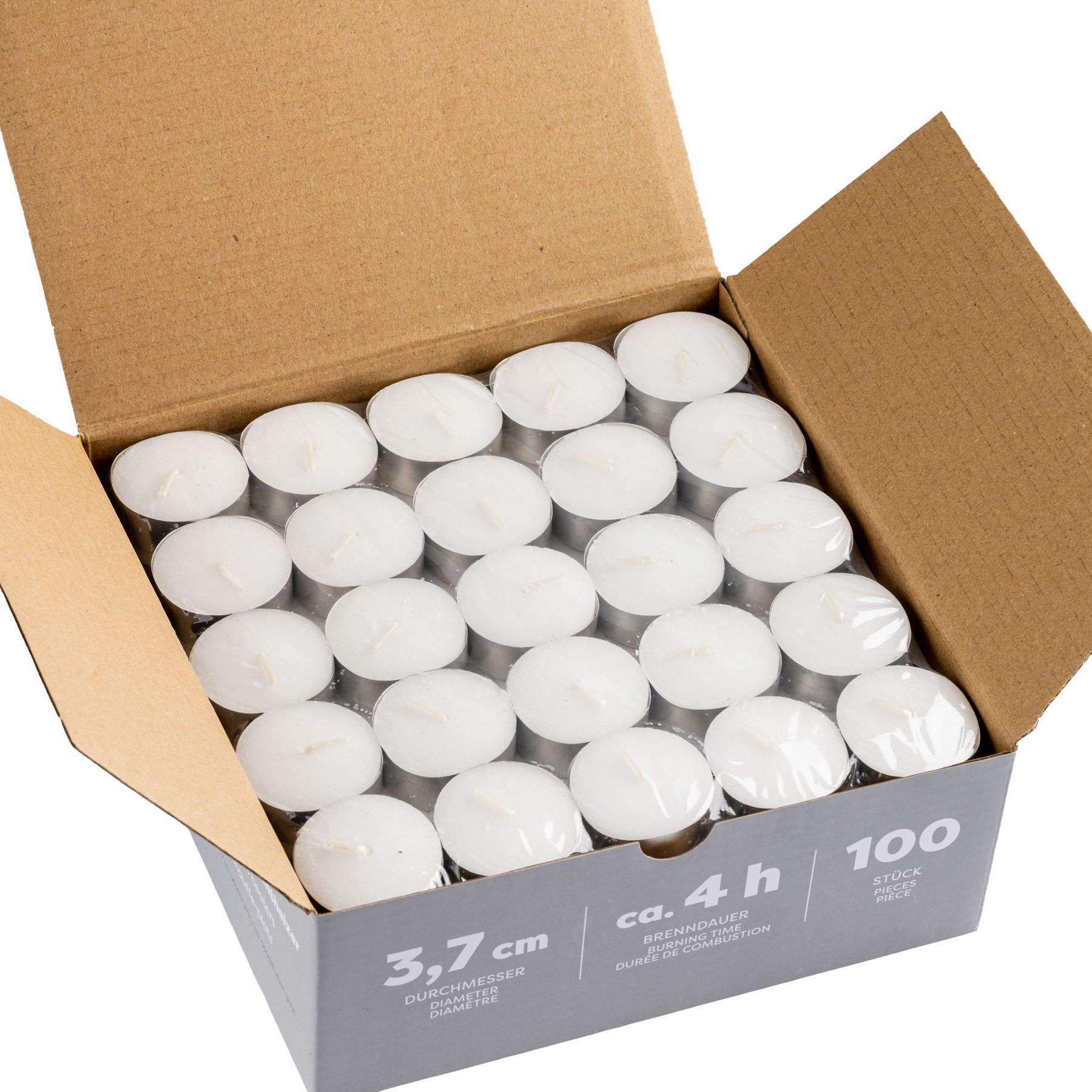 Tea Lights 100 Pack, packaging