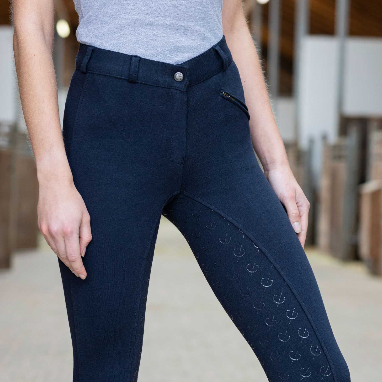 Covalliero Kinder-Reithose Organomic schwarz 146