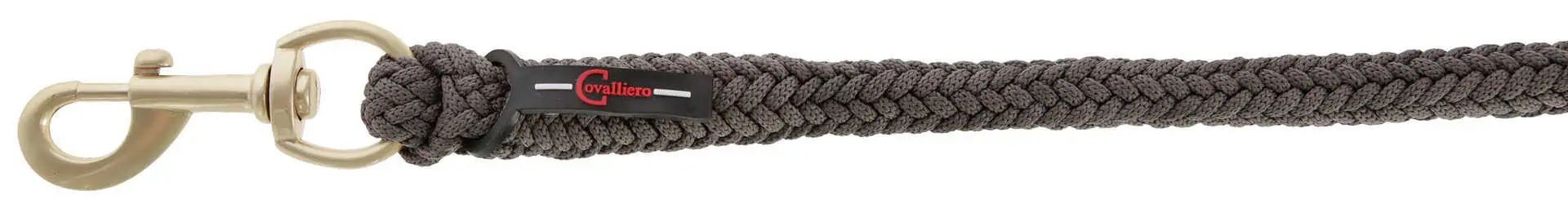Longe Classy Covalliero, longe robuste pour cheval, stone, mousqueton