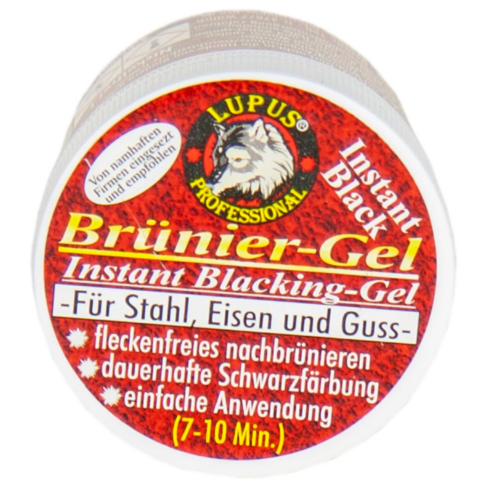 Brüniergel, Instant 50g, Etikett