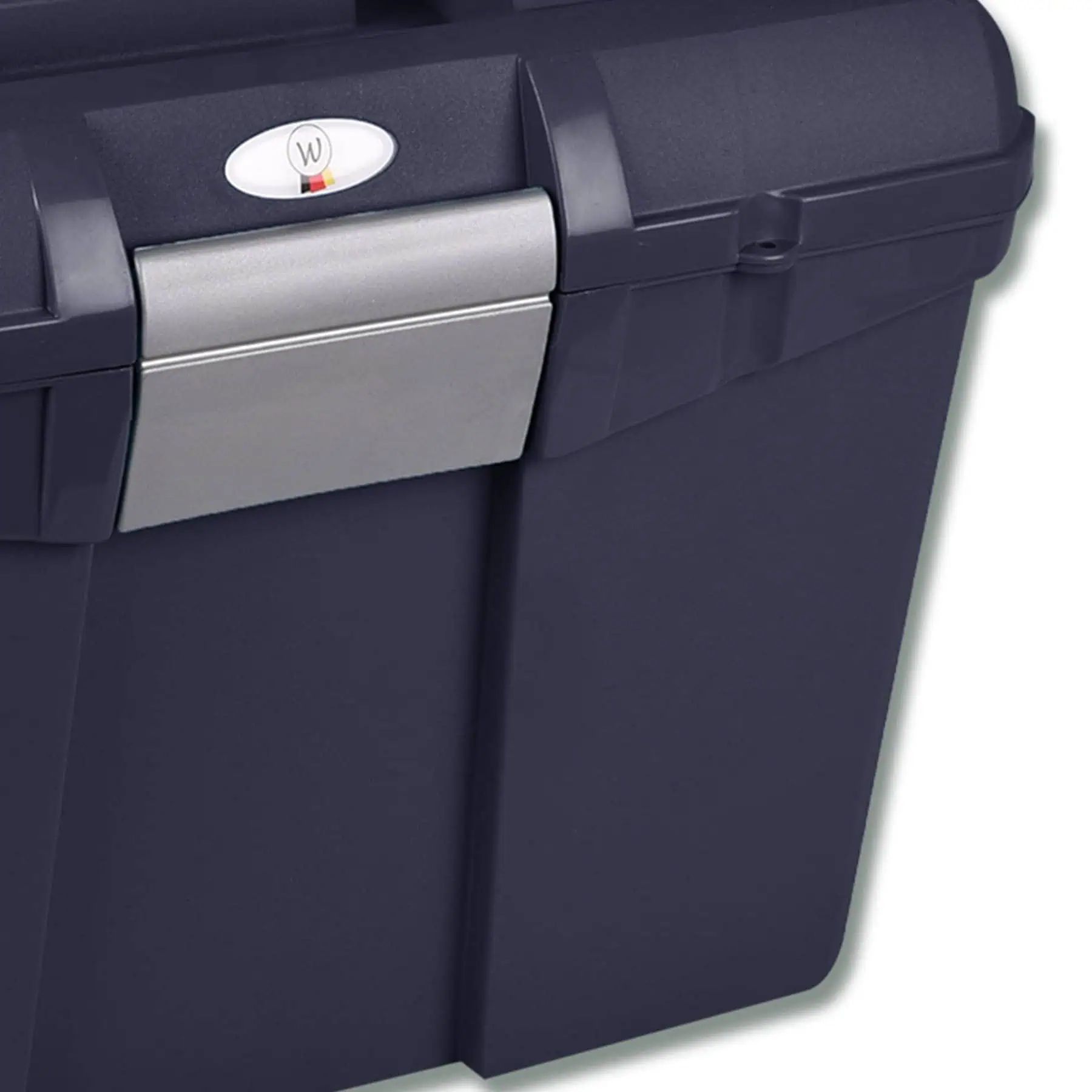 Coffret de pansage Waldhausen verrouillable, rangement robuste, détail, fermeture