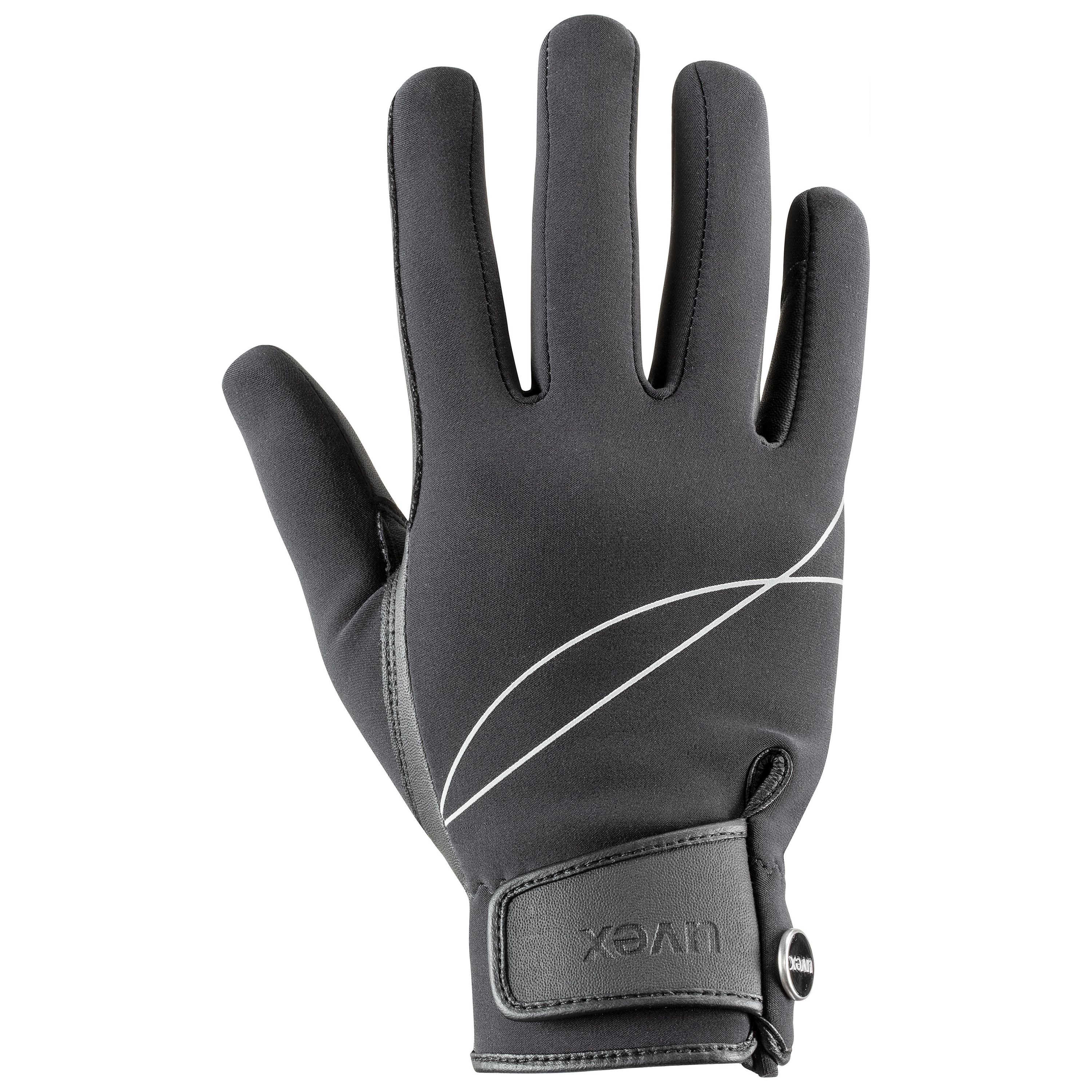 Gants d'équitation uvex crx700 black 7.5