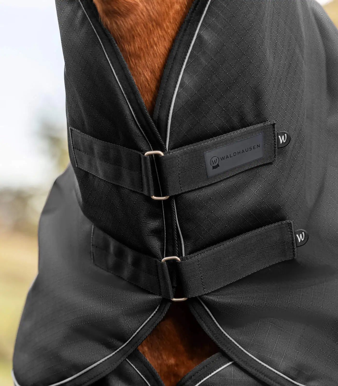 Waldhausen Couvre-cou d'extérieur SCANDIC, Light – imperméable et respirant, noir WB