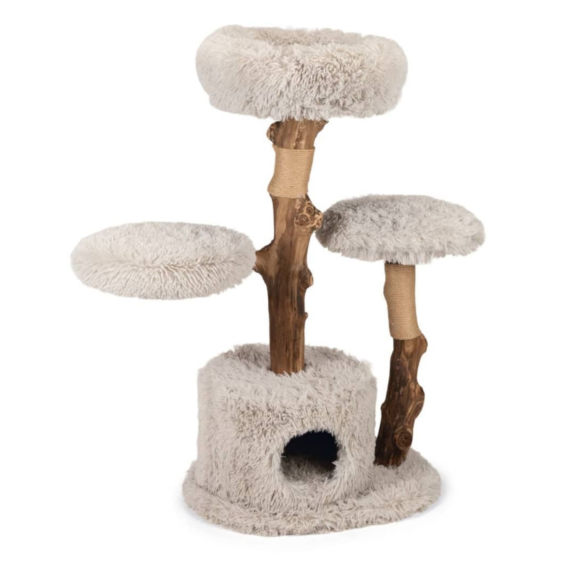 Arbre à chat en bois- Designed by Lotte Ziza 60x45x100 cm