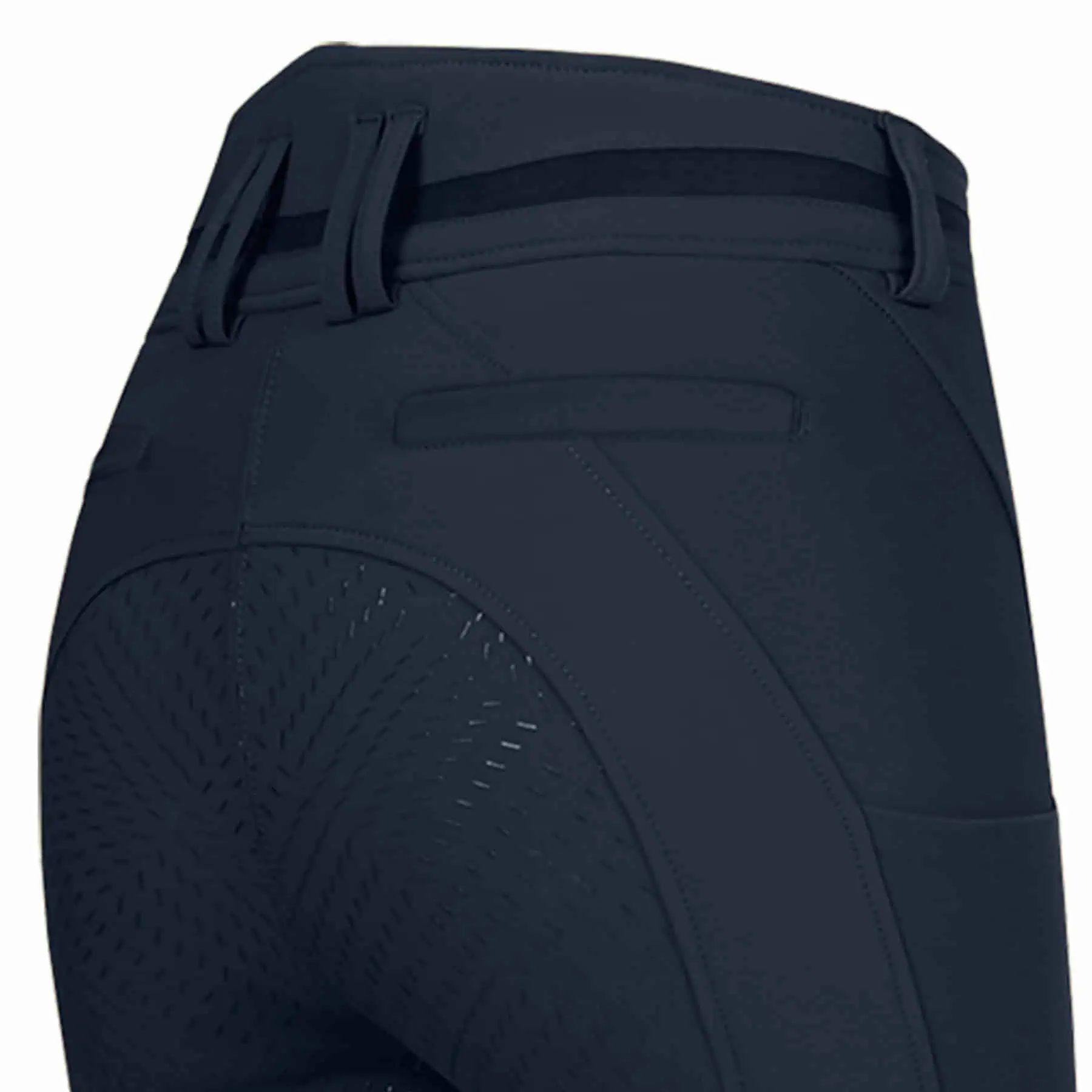 Pantalon d'équitation ELT Maja Glam Curved High Waist Fond Intégral, Femme, bleu profond D36