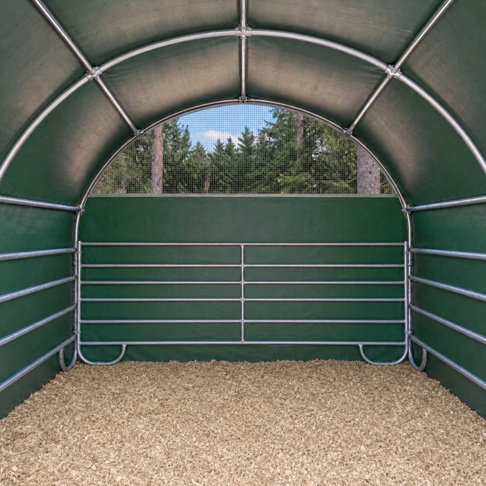 Arena, Stall, Halle, Zwinger, Abdeckung