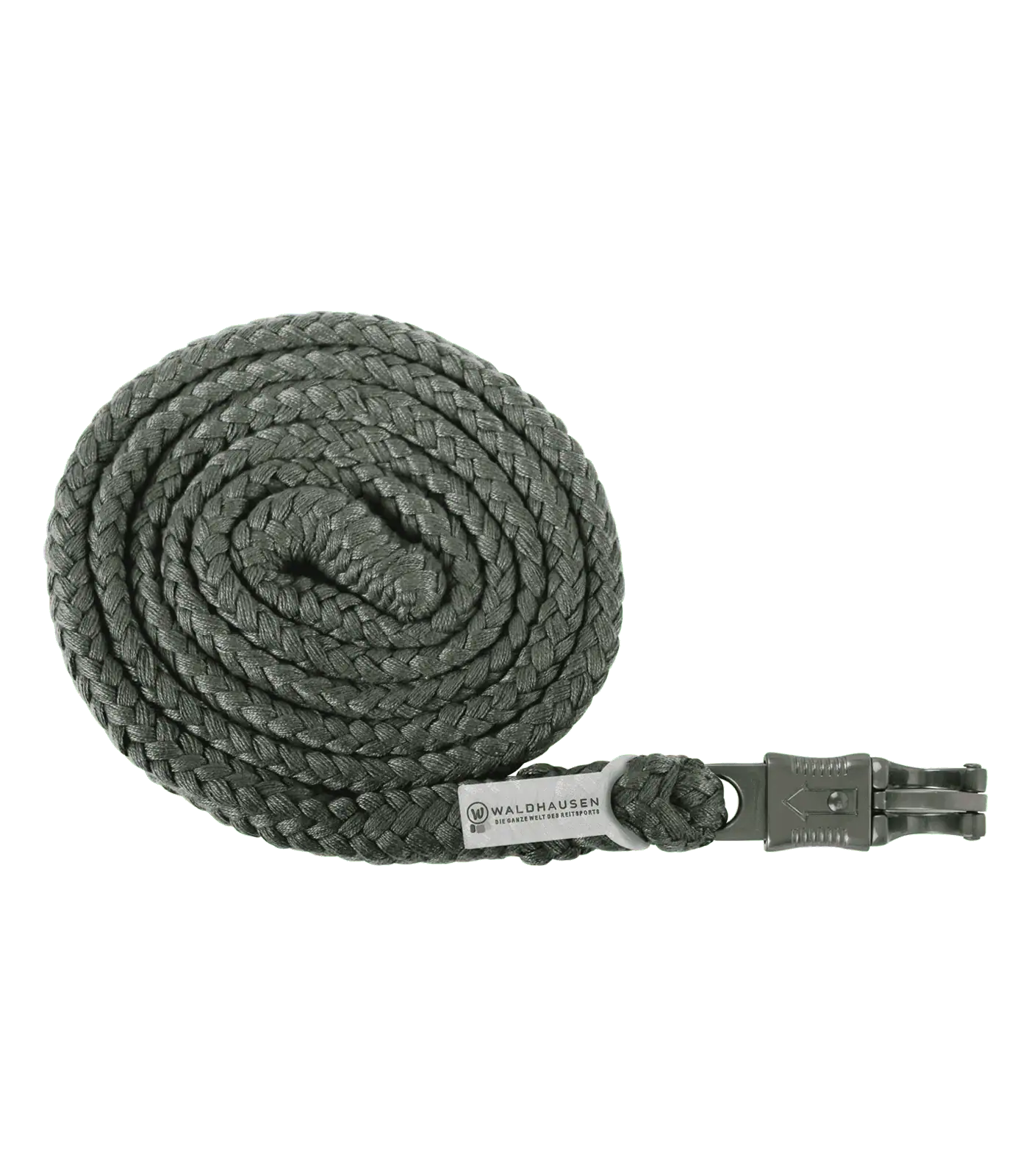 Waldhausen Anbindestrick Plus, Panikhaken, dunkle Beschläge, dunkeloliv