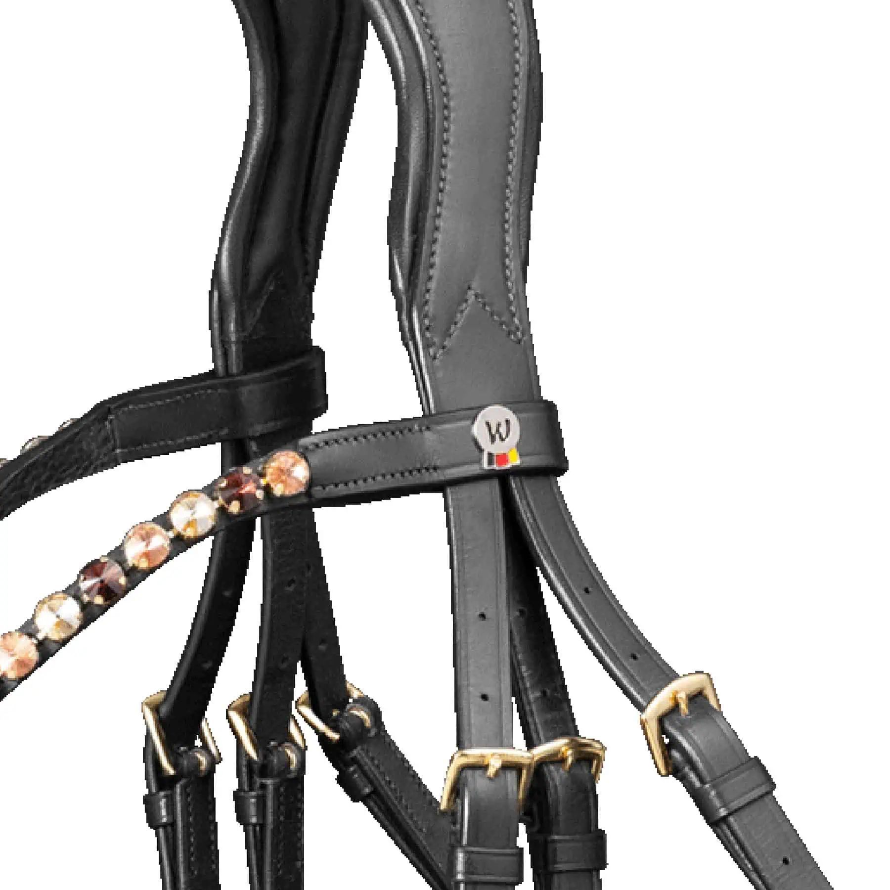 Waldhausen X-Line Bridon Goldheart, combiné suédois, Noir, FULL