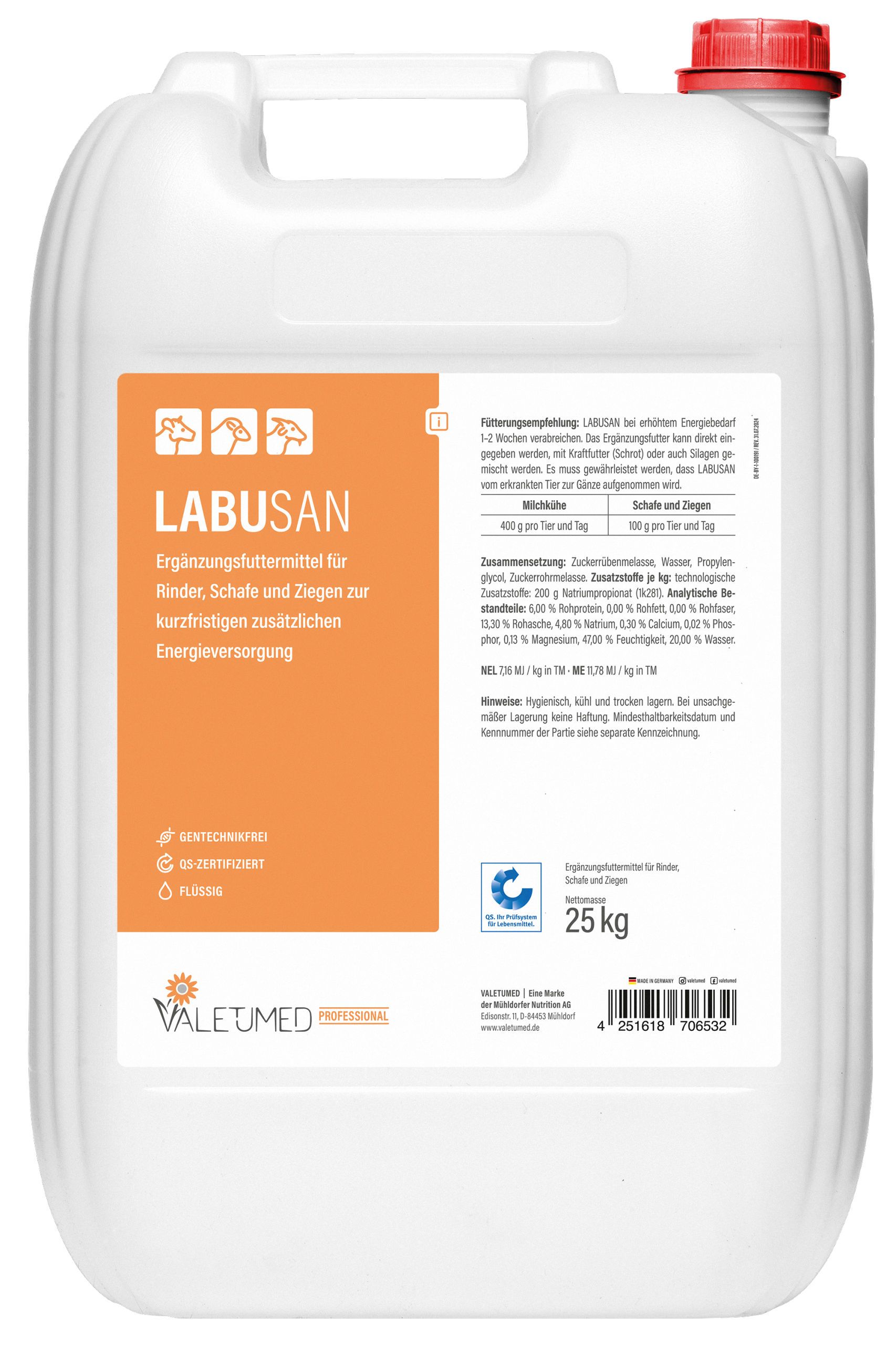 fertilizer, liquid, animal feed supplement, 25 kg, Labusan