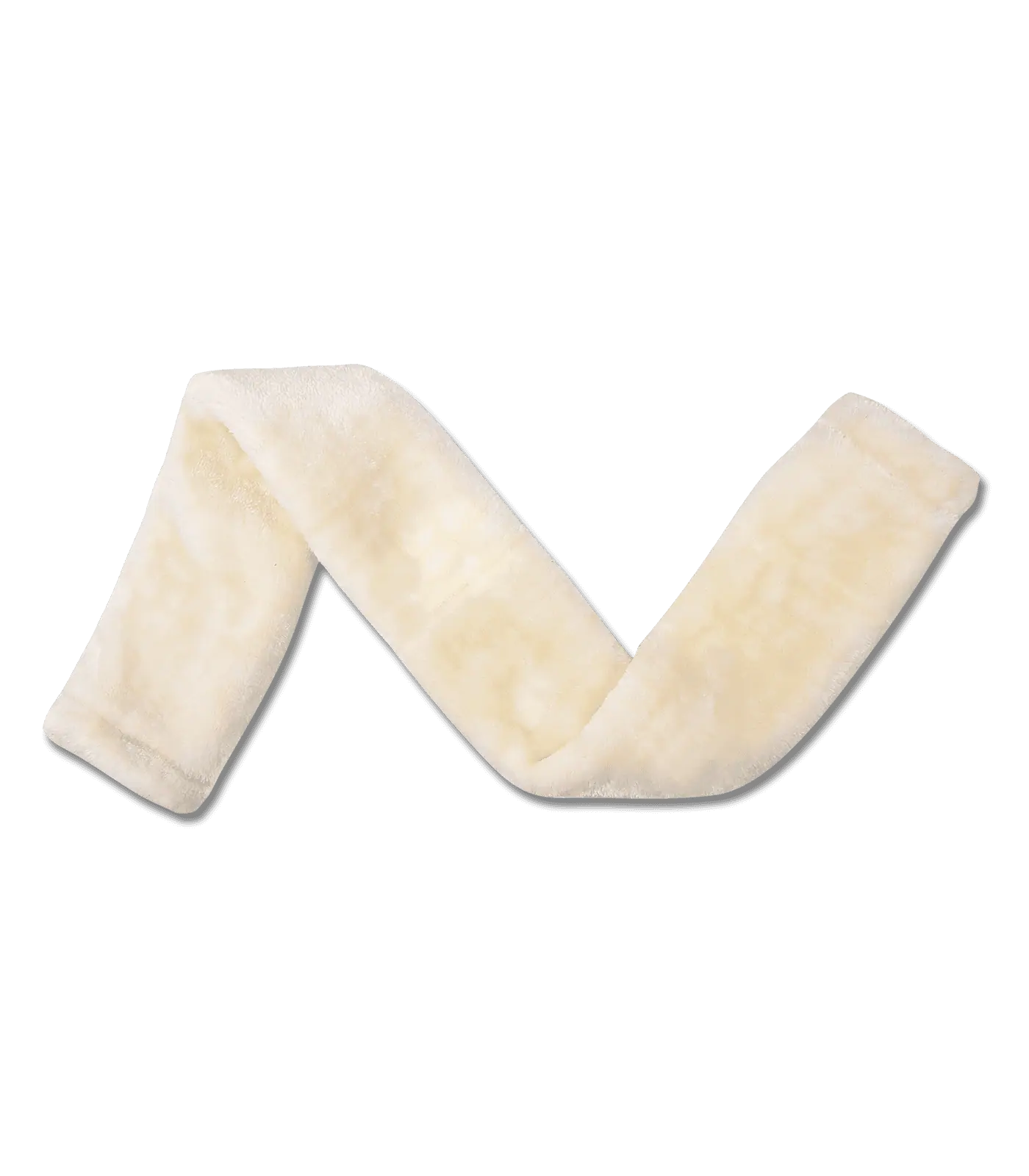 Waldhausen Sattelgurtschoner Gurtüberzug für empfindliche Pferde, Kunstfell, 50 cm, creme