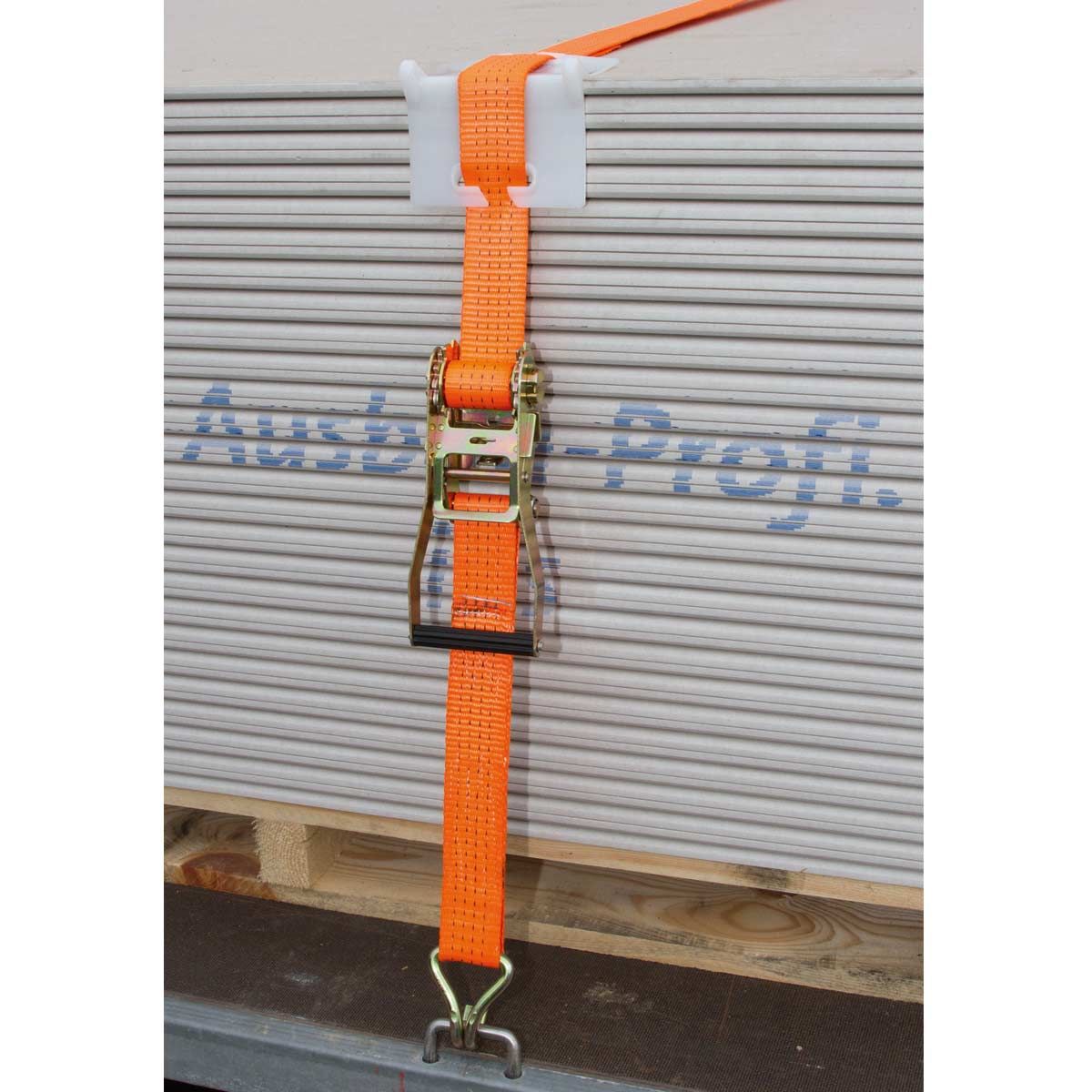 Kerbl kétrészes racsnis rögzítőheveder, teherbírás 2000/4000 kg, 15 m x 50 mm