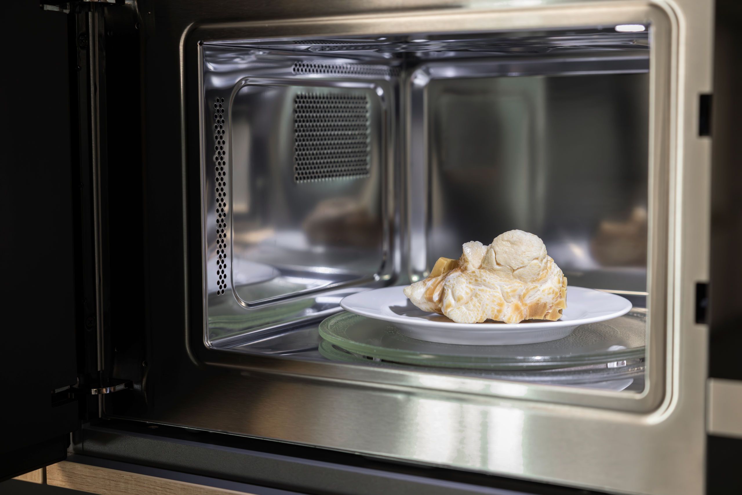 microwave, plate, food, dessert, meringue