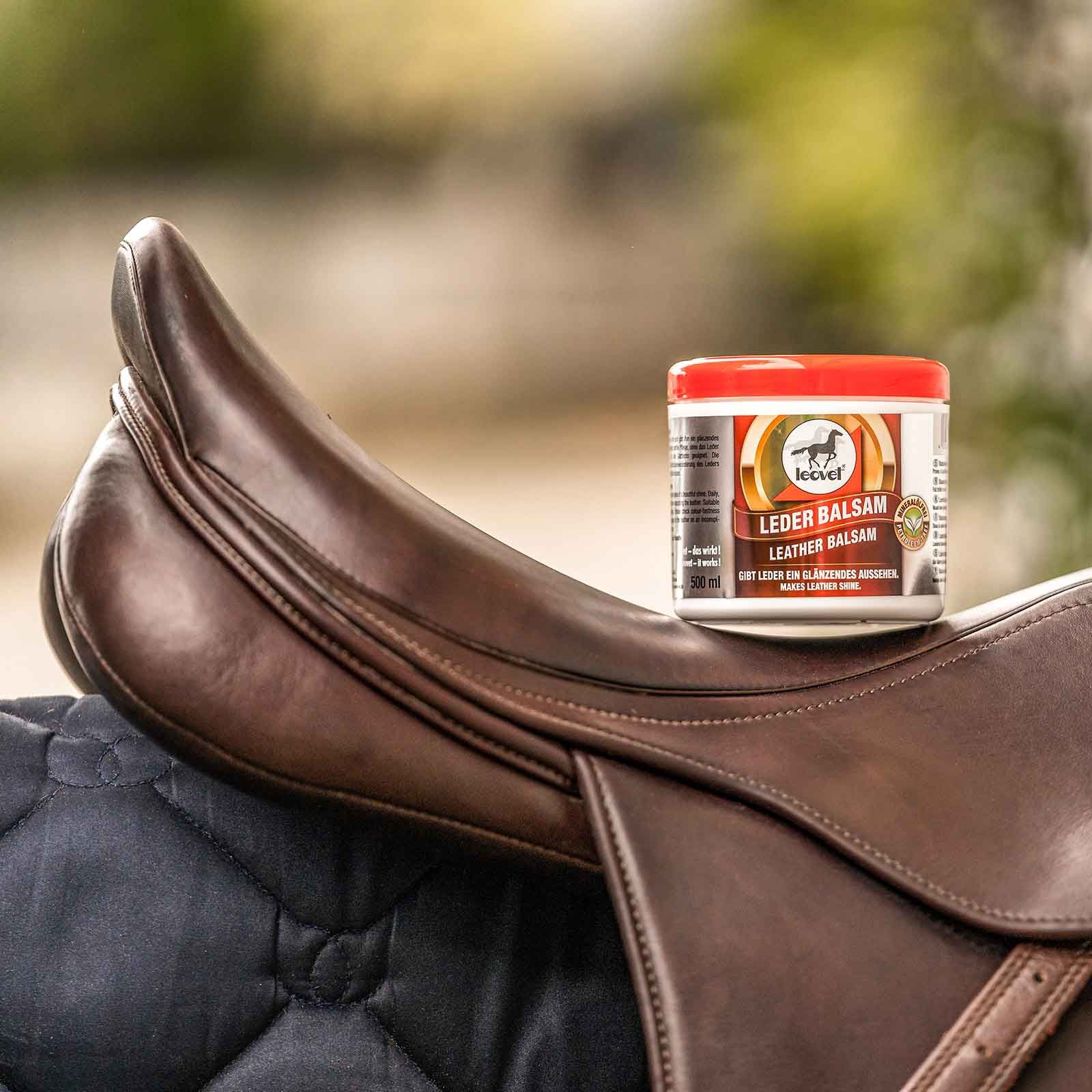 leovet Leder Balsam balsam pentru piele 500 ml, fără ulei mineral, exemplu de utilizare