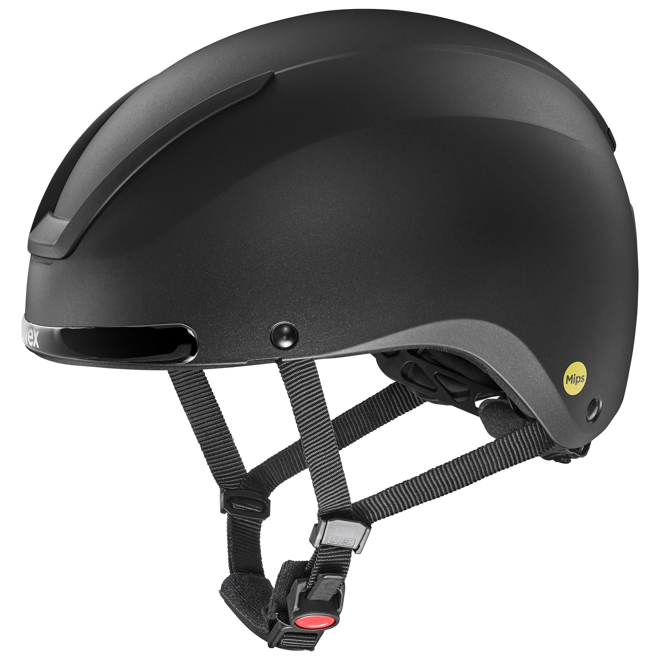 uvex cască de echitație ixxo xc MIPS cu vizieră, EN 1384:2023, negru mat, 53-54 cm