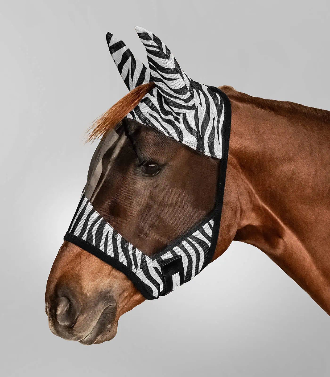 Waldhausen Mască de Muște Zebra ponei alb-negru
