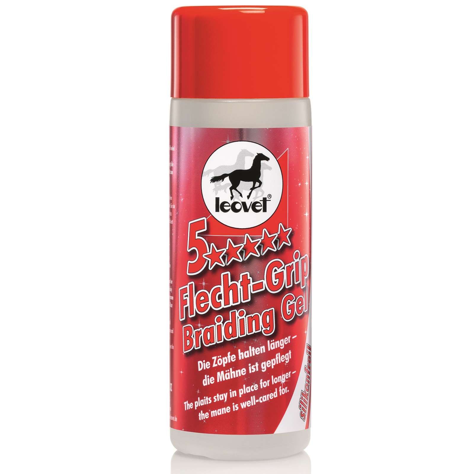 Leovet 5-Star flätningsgel för hästmanar och svansar, 200 ml