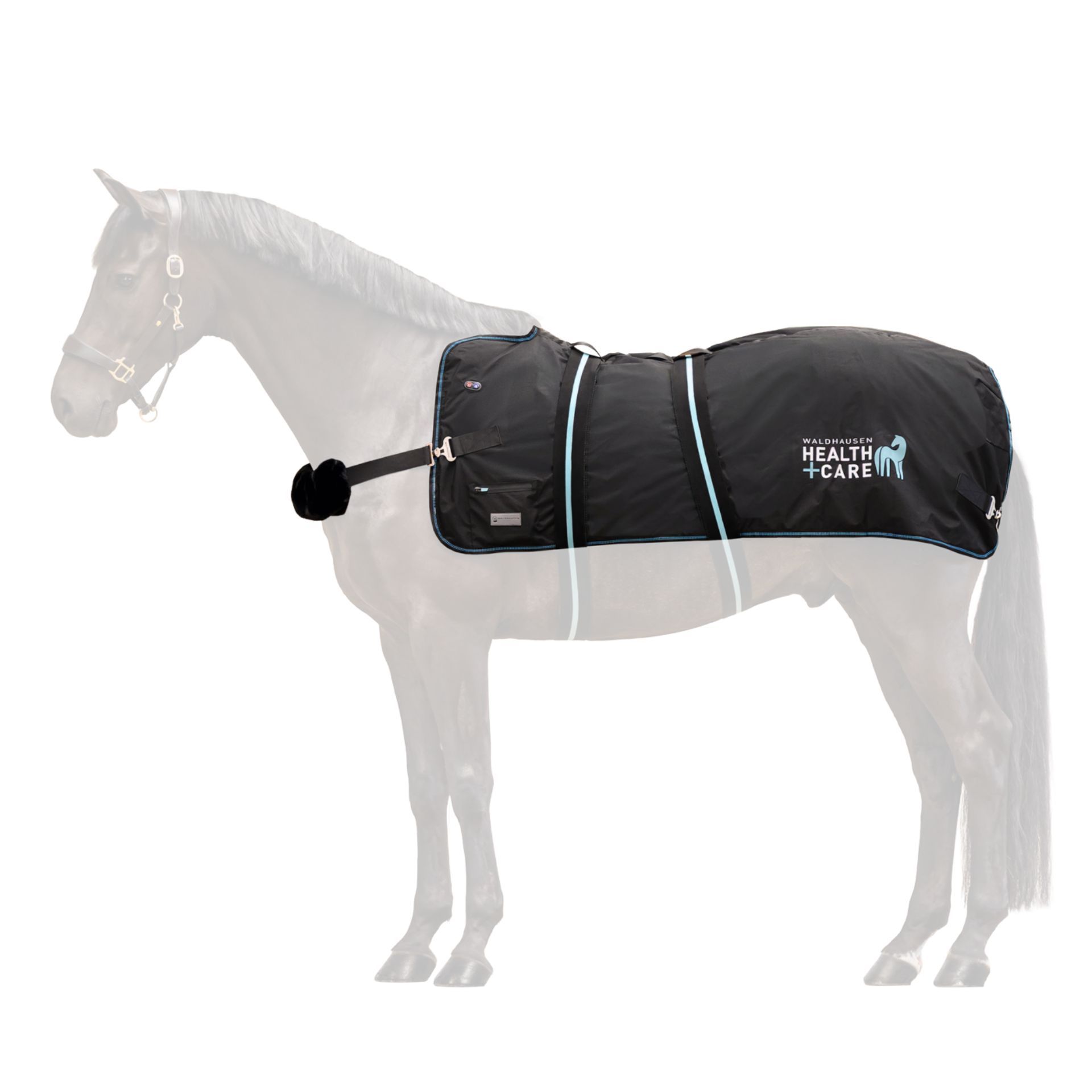 Couverture chauffante et massante Waldhausen W-Health + Care TecSupreme, vue de côté