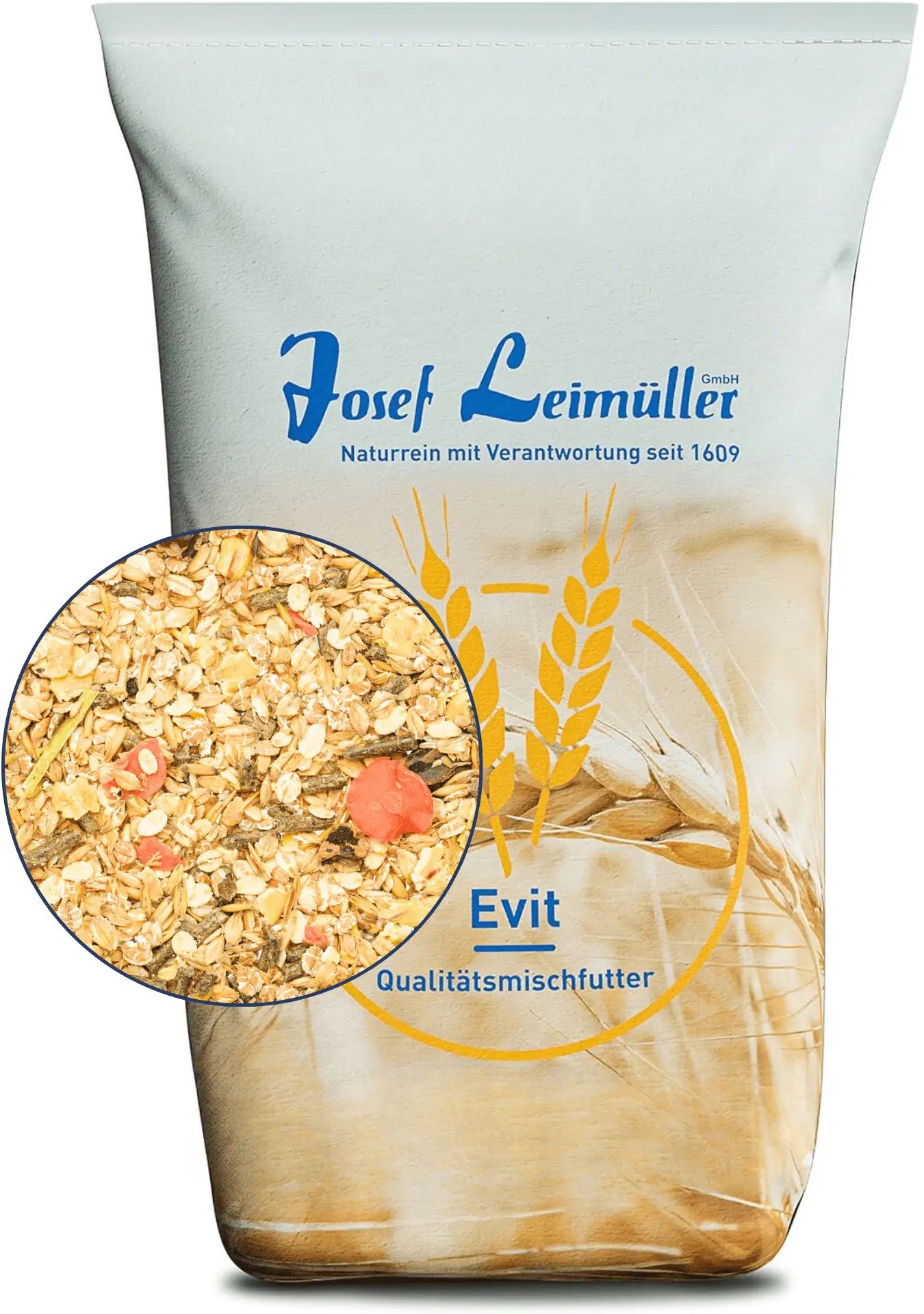 Leimüller Alpakafutter Kameliden Müsli 20 kg, Verpackung