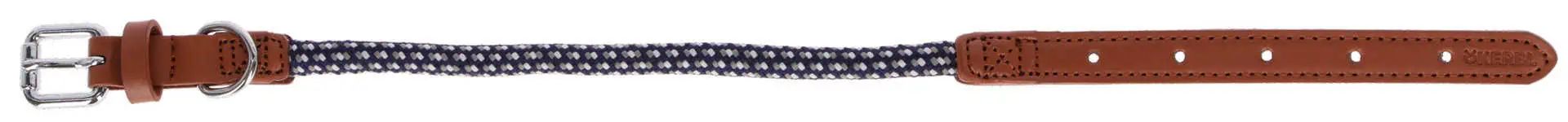 Kerbl Collier Phoenix Chien, Rond, Boucle Roulante, Bleu, détail, fermeture
