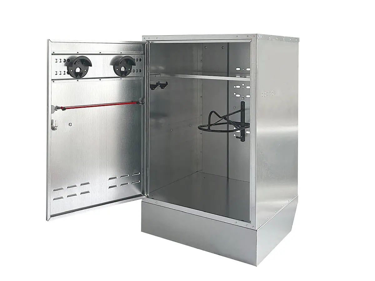 Fahrbarer Sattelschrank Western Sattelhalter 125x75x75 cm