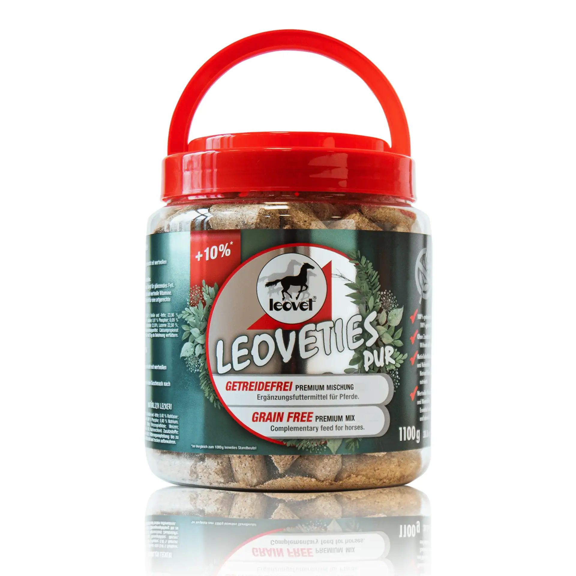 Friandises Leoveties pour chevaux sans céréales 1,1 kg de Leovet
