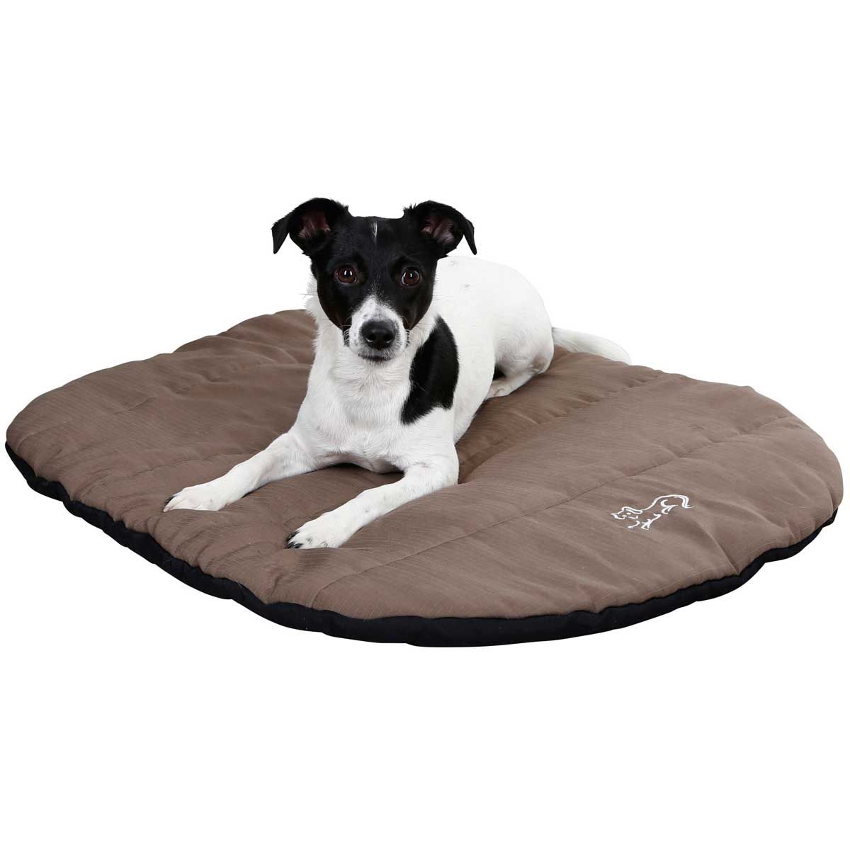 Kerbl Traveller Cuscino da Viaggio Cane grigio, 85 x 65 cm, in uso